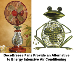 DecoBreeze Fans Provide an Alternative to Air Conditioning