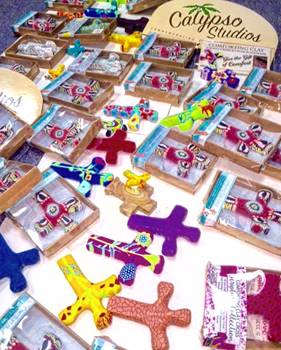 Calypso Studios Donates Hundreds of Comforting Clay Crosses to Louisiana Flood Victims