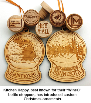 Kitchen Happy Introduces Custom Christmas Ornaments