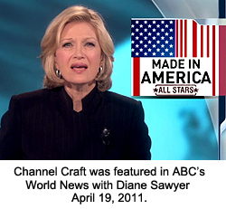 Channel Craft featured on ABC's World News with Diane Sawyer
