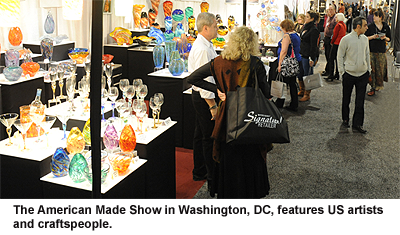 The American Made Show in Washington DC features US Artists and Craftspeople