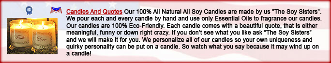 Candles And Quotes