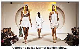 October's Dallas Market fashion show.