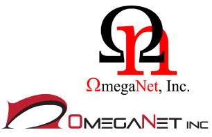 OmegaNet Inc. has only had two logo designs in its 20-year history. The current design was created in 2010.