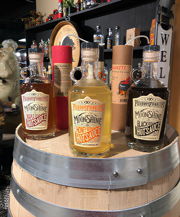 Fairhope Favorites' Moonshine Hot Sauces