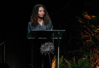A Speaker at the Natural Products Show
