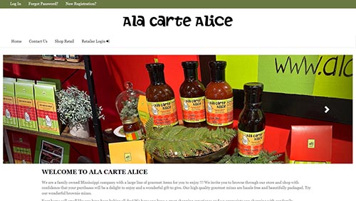 Ala Carte Alice Home Page