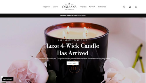 Orleans Home Fragrances Home Page