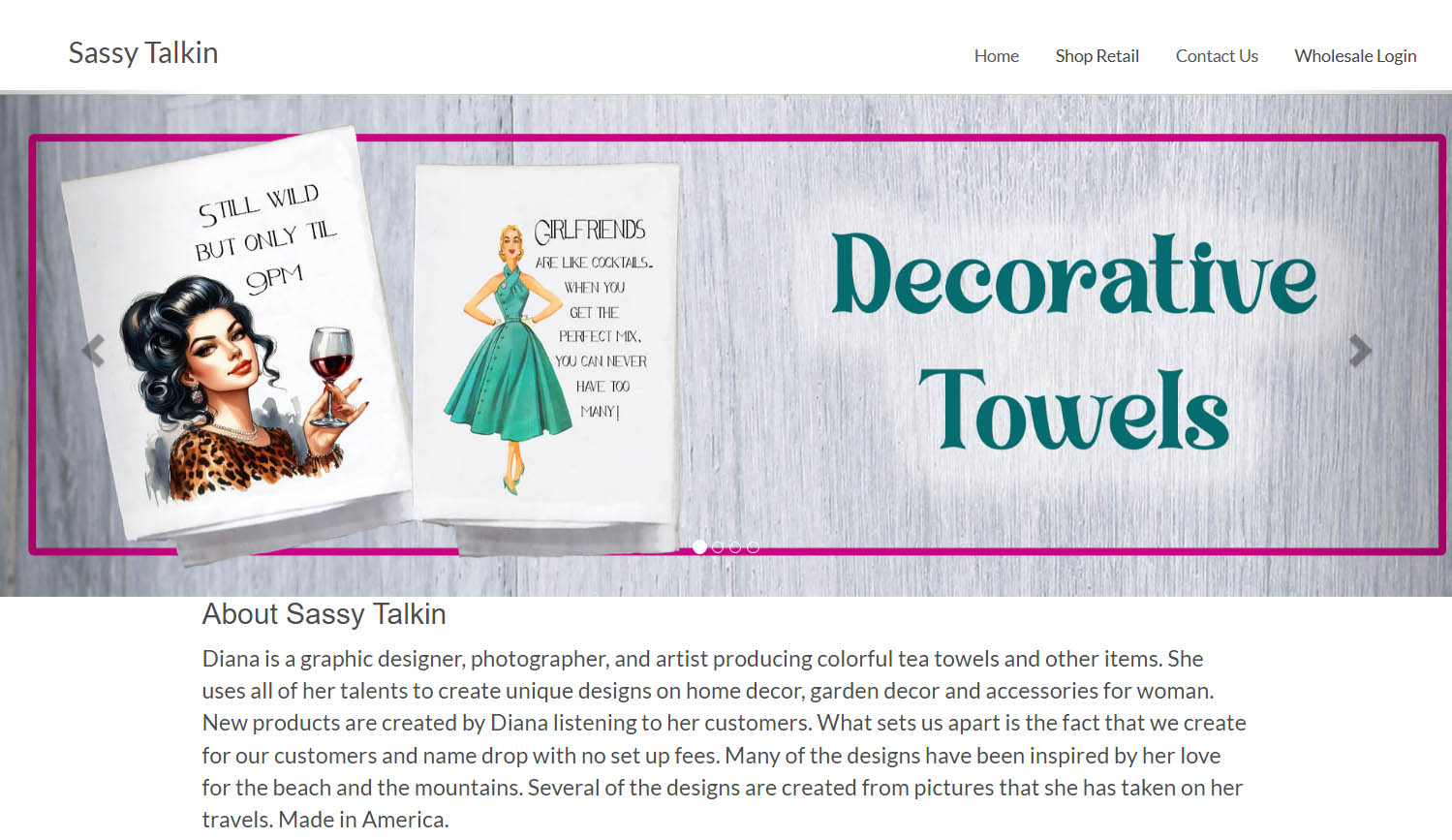 Sassy Talkin' Home Page