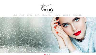Vero Beauty Home Page